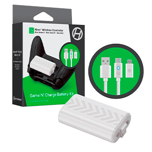 Kit de Carga y Juega Hyperkin Blanco