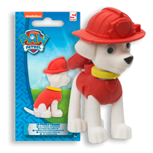 Blister Figura Borrador Patrulla Canina Paw Patrol Marshall