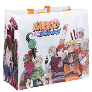 Bolsa Reutilizable Naruto Blanca