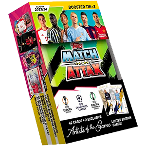 Mini Lata Cartas Match Attax UCL 2023-2024