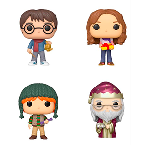 Pack de 4 Figuras Pop Harry Potter: Holiday