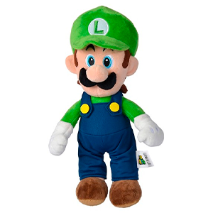 Peluche Luigi Super Mario Bros 30cm