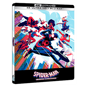 Spider-Man Cruzando el Multiverso 4K + BD - Edición Steelbook (REACONDICIONADO)