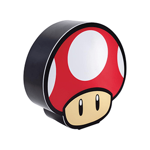 Lámpara Super Mario: Champiñón Rojo