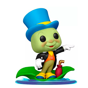 Figura Pop Disney Pinocho: Pepito Grillo en Hoja Ed. Especial