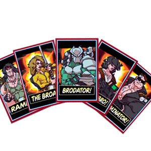 Broforce – Set de 5 cartas Exclusivo GAME