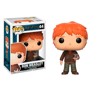 Figura POP Harry Potter: Ron Weasley con Scabbers