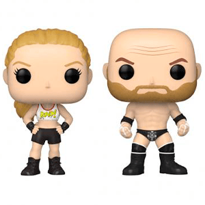 Pack 2 Figuras Pop WWE: Rousey y Triple H