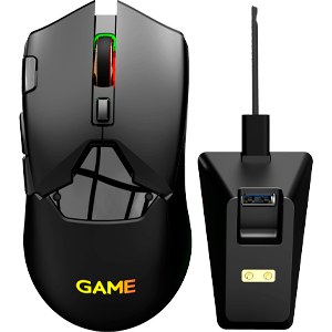 GAME MXW-PRO Inalambrico RGB 10000DPI con Base de Carga - Raton Gaming