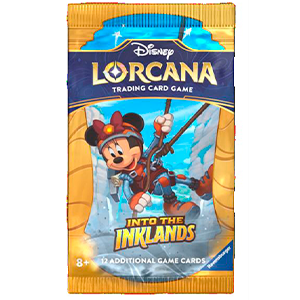 Disney Lorcana: Into the Inklands Sobre Booster Inglés para Merchandising en GAME.es