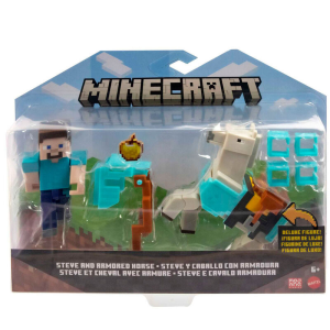 Figura Minecraft Personaje con Animal Surtido