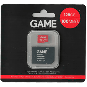 Memoria GAME 128GB microSDXC U3 para Nintendo Switch, PC Hardware, Telefonia en GAME.es