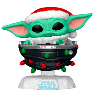 Figura Pop Star Wars The Mandalorian Holidays: Grogu Pram