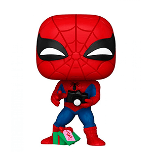 Figura Pop Marvel Holidays: Spider-Man con Regalo