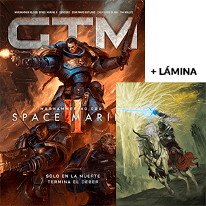 Revista GTM número 105 + Lámina exclusiva Elden Ring + Carta Pixel Forge Jefe Maestro