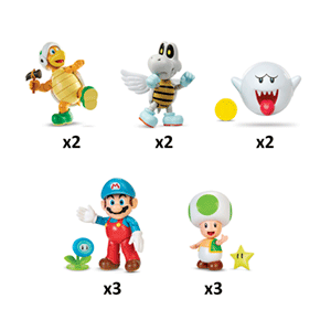 Figura Nintendo: Super Mario 10cm Surtido