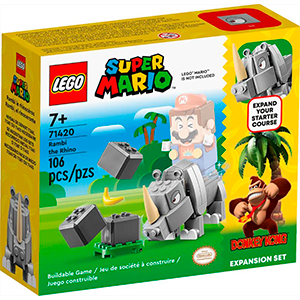 LEGO Super Mario: Donkey Kong Rambi Grey Rhino 71420 (REACONDICIONADO) LEGO Super Mario: Donkey Kong Rambi Grey Rhino 71420 (REACONDICIONADO)