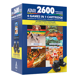 Pack 2 Paddle Controllers + 4 Juegos Atari 2600+