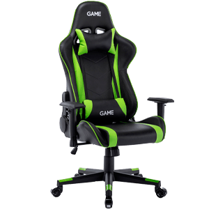 GAME Racing Pro GT320 Negro-Verde - Silla Gaming