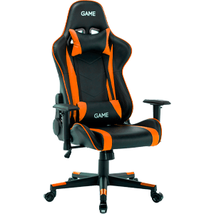 GAME Racing Pro GT320 Negro-Naranja - Silla Gaming