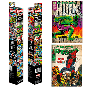Caja con 2 Pósters Marvel: Comic Covers