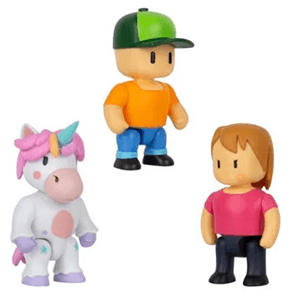 Figura de Acción Stumble Guys 7,5cm PK3 Surtido