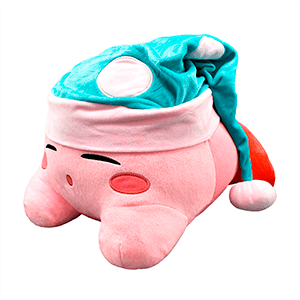 Mega Peluche Kirby Sleepy 30cm para Merchandising en GAME.es