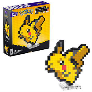 MEGA Pokémon Bloques de Construcción Pixel Art Pikachu