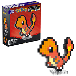 MEGA Pokémon Bloques de Construcción Pixel Art Charmander
