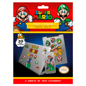 Set Pegatinas Super Mario Reino de Setas