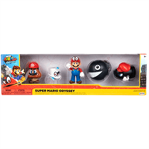 Pack 5 Figuras Super Mario 6,5cm (REACONDICIONADO)