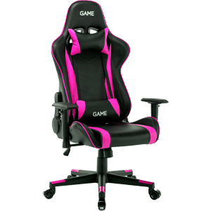 GAME Racing Pro GT320 Negro-Rosa - Silla Gaming