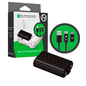 Kit de Carga y Juega Hyperkin Negro