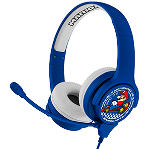Auriculares OTL Nintendo Mariokart Azul Interactivos