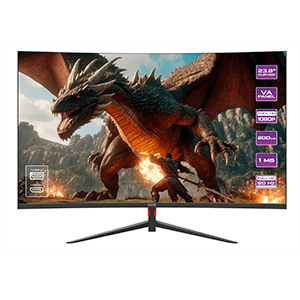 GAME M24GC6 24´´ - HVA - Full HD - 200Hz PC / 120Hz PS5 - XSX - Curvo - Altavoces - Monitor Gaming