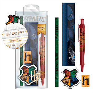 Set papelería Harry Potter Intricate Houses