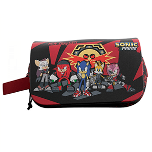Sonic Portatodo Neceser con Doble Cremallera