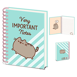 Pusheen - cuaderno A5 espiral very important notes