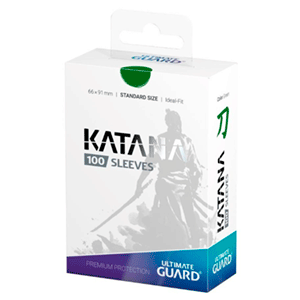 Funda Para Cartas Ultimated Guard Katana Estándar Verde (100)