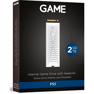 GAME Disco Duro Interno M.2 2TB SSD NVMe con disipador para PS5
