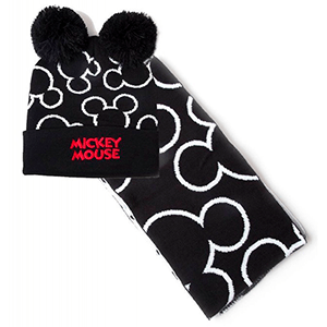 Set Gorro y Bufanda Mickey Mouse Silueta