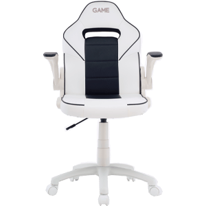 GAME GT JR Blanco-Negro - Silla Gaming