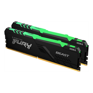 Kingston Technology FURY Beast RGB 16GB 2x8GB DDR4 3200MHZ - Memoria RAM (REACONDICIONADO)