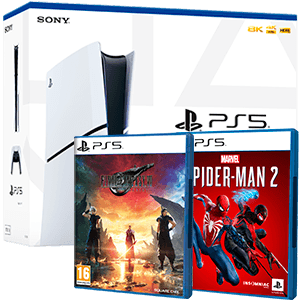 PlayStation 5 Modelo Slim + SpiderMan 2 + Final Fantasy Rebirth