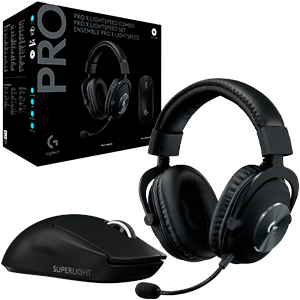 Pack Gaming Logitech PRO X Auriculares Wireless + Raton PRO X Superlight