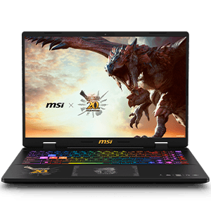 MSI Crosshair 16 HX Monster Hunter Edition i7-14700HX - RTX 4060 - 32GB - 1TB SSD - 16´´ QHD 240Hz - FreeDOS - Ordenador Portati para PC Hardware en GAME.es