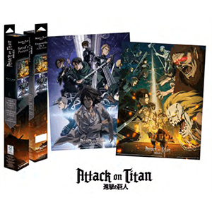 Caja 2 posters Attack in Titan
