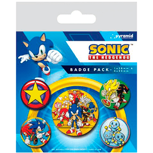Insignias Sonic the Hedgehog