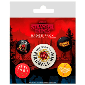 Insignias Stranger Things 4 para Merchandising en GAME.es
