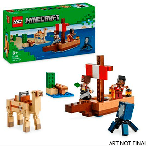 LEGO Minecraft: El Viaje En El Barco Pirata 21259 para Merchandising en GAME.es